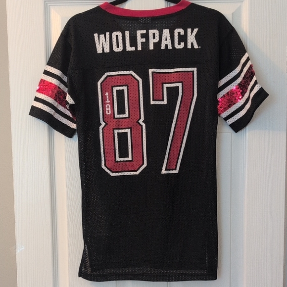 PINK Victoria's Secret Black and Pink Kids Jersey - Picture 3 of 5